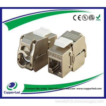 FTP Cat.6A Keystone Jack 180 degree